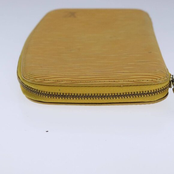 LOUIS VUITTON Epi Agenda Geode Travel Case Yellow M63879 LV Auth 107914 - Picture 4 of 16